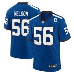 Quenton Nelson Indianapolis Colts Royal Indiana Nights Jersey - All Stitched