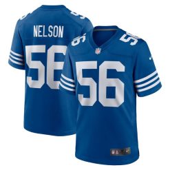 Quenton Nelson Indianapolis Colts Royal Alternate Game Jersey - All Stitched