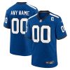 Custom Indianapolis Colts Royal Indiana Nights Jersey - All Stitched