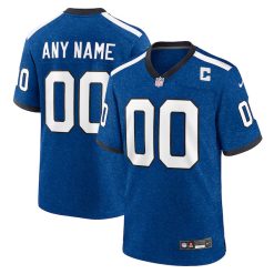 Custom Indianapolis Colts Royal Indiana Nights Jersey - All Stitched