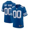 Custom Indianapolis Colts Royal Alternate Game Jersey - All Stitched
