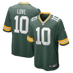 Jordan Love Green Bay Packers Game Jersey - Green
