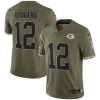 Aaron Rodgers Green Bay Packers 2022 Salute To Service Jersey