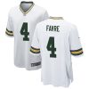 Brett Favre Green Bay Packers Game Jersey - White