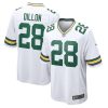 AJ Dillon Green Bay Packers Game Jersey - White