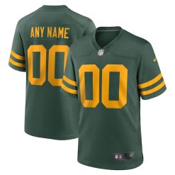 Custom Green Bay Packers Classic Game Jersey - Green
