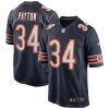 Walter Payton Chicago Bears Navy Game Jersey - All Stitched