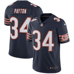 Walter Payton Chicago Bears Throwback Limited Jersey - Navy