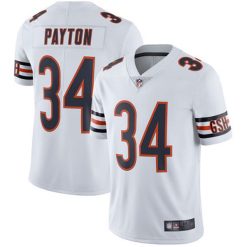 Walter Payton Chicago Bears Throwback Limited Jersey - White - All Stitched