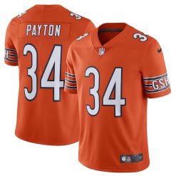 Walter Payton Chicago Bears Throwback Limited Jersey - Orange