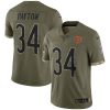 Walter Payton Chicago Bears 2022 Salute To Service Jersey - All Stitched