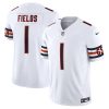 Justin Fields Chicago Bears White Vapor F.U.S.E Limited Jersey - All Stitched