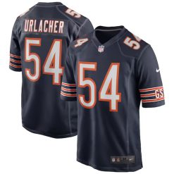 Brian Urlacher Chicago Bears Navy Game Jersey - All Stitched
