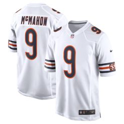 Jim McMahon Chicago Bears White Game Jersey - All Stitched