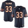Charles Tillman Chicago Bears Navy Game Jersey - All Stitched