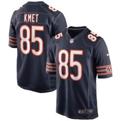 Cole Kmet Chicago Bears Navy Game Jersey - All Stitched