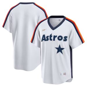 Houston Astros White Home Cooperstown Stitched Jersey