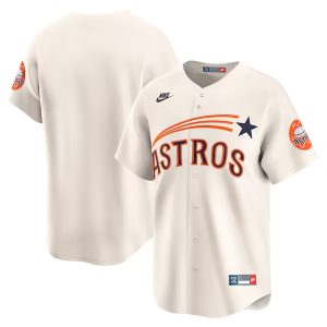 Houston Astros Cream Cooperstown Limited Stitched Jersey