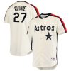 Jose Altuve Houston Astros Oilers Cream Cooperstown Jersey