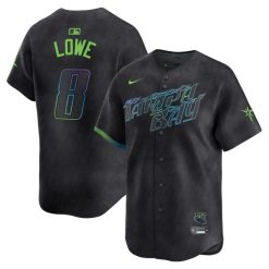 Brandon Lowe Tampa Bay Rays 2024 City Connect Jersey - All Stitched