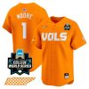 Christian Moore Tennessee Volunteers College Baseball World Series Jersey - Orange