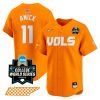 Billy Amick Tennessee Volunteers College Baseball World Series Jersey - Orange