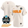 Tennessee Volunteers Blank College Baseball World Series Jersey - Cream