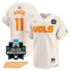 Billy Amick Tennessee Volunteers College Baseball World Series Jersey - Cream