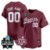 Custom Texas A&M College Baseball World Series Jersey - Maroon