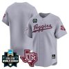 Texas A&M Blank College Baseball World Series Jersey - Gray