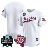 Texas A&M Blank College Baseball World Series Jersey - White