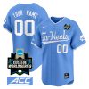 Custom North Carolina College Baseball World Series Blue Jersey