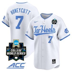 Vance Honeycutt North Carolina Tar Heels College Baseball World Series Jersey - White