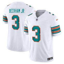 Odell Beckham Jr #3 Miami Dolphins Alternate White Limited Jersey