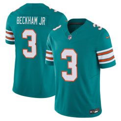 Odell Beckham Jr #3 Miami Dolphins Alternate Aqua Limited Jersey