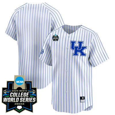 Kentucky Wildcats College Baseball World Series Jersey - Pinstripe
