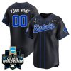 Custom Kentucky Wildcats College Baseball World Series Jersey - Black