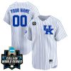 Custom Kentucky Wildcats College Baseball World Series Jersey - Pinstripe