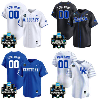 Custom Kentucky Wildcats Baseball Jerseys