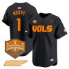 Christian Moore Tennessee Volunteers College Baseball World Series Champions Jersey - Black