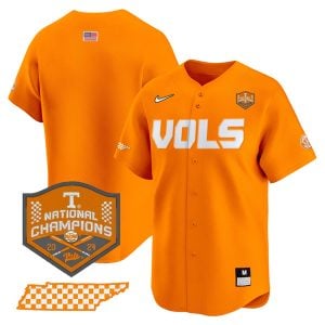 Tennessee Volunteers Blank College Baseball World Series Champions Jersey - Orange