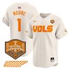 Christian Moore Tennessee Volunteers College Baseball World Series Champions Jersey - Cream