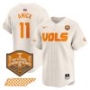 Billy Amick Tennessee Volunteers College Baseball World Series Champions Jersey - Cream