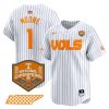 Christian Moore Tennessee Volunteers College Baseball World Series Champions Jersey - Pinstripe