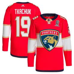 Matthew Tkachuk Florida Panthers 2024 Stanley Cup Champions Jersey - Red