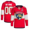 Custom Florida Panthers 2024 Stanley Cup Red Home Primegreen Jersey - All Stitched