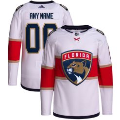 Alternative view of Custom Florida Panthers 2024 Stanley Cup Champions Jersey - White