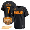 Butler 7 Tennessee Volunteers College Baseball World Series Champions Jersey - Black