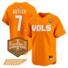 Butler 7 Tennessee Volunteers College Baseball World Series Champions Jersey - Orange