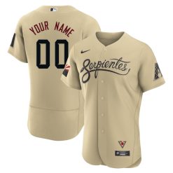 Custom Arizona Diamondbacks Serpientes City Connect Jersey - All Stitched